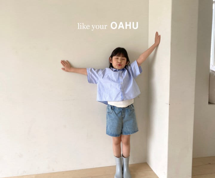 O'Ahu - Korean Children Fashion - #Kfashion4kids - AA Dneim Shorts - 6