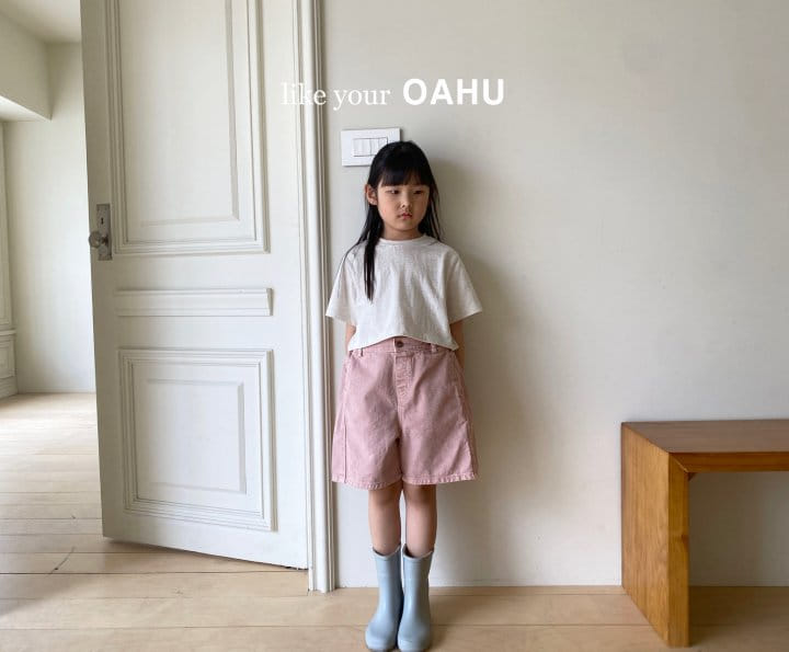 O'Ahu - Korean Children Fashion - #childrensboutique - Brick Pig Dyeing Shorts - 8