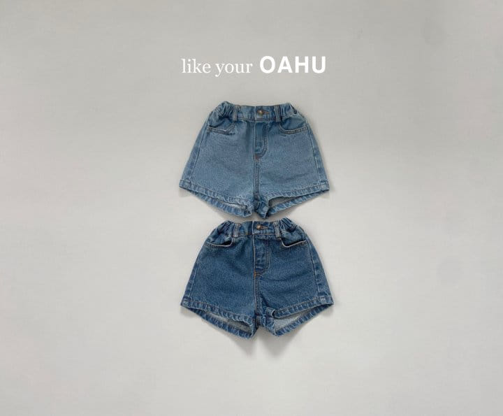 O'Ahu - Korean Children Fashion - #discoveringself - AA Dneim Shorts