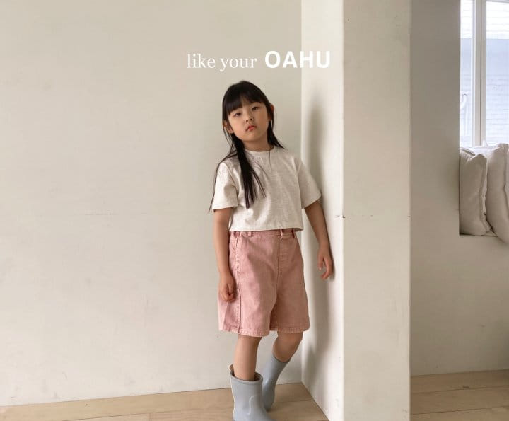 O'Ahu - Korean Children Fashion - #discoveringself - Brick Pig Dyeing Shorts - 10