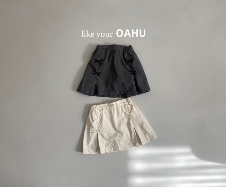 O'Ahu - Korean Children Fashion - #kidzfashiontrend - Love Ribbon Skirt