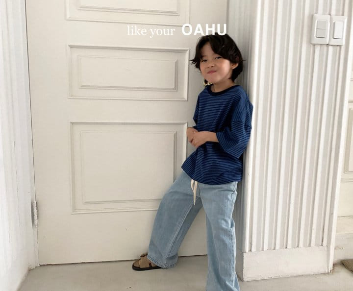 O'Ahu - Korean Children Fashion - #littlefashionista - Shalrang Wide Denim Pants - 9