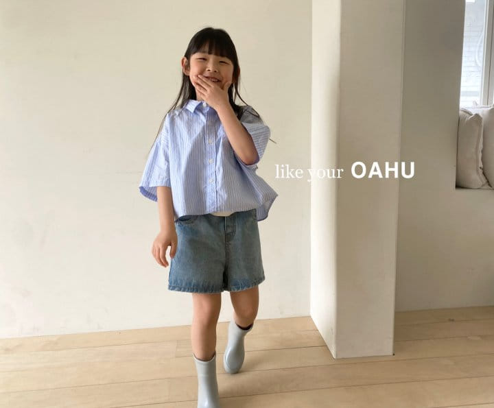 O'Ahu - Korean Children Fashion - #magicofchildhood - AA Dneim Shorts - 8