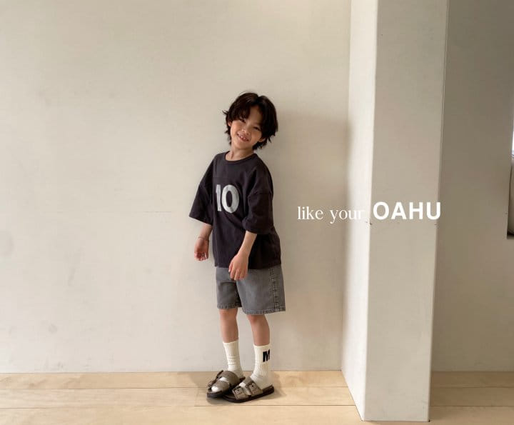 O'Ahu - Korean Children Fashion - #magicofchildhood - Brick Pig Dyeing Shorts - 3