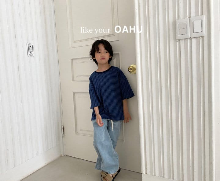 O'Ahu - Korean Children Fashion - #minifashionista - Shalrang Wide Denim Pants - 11