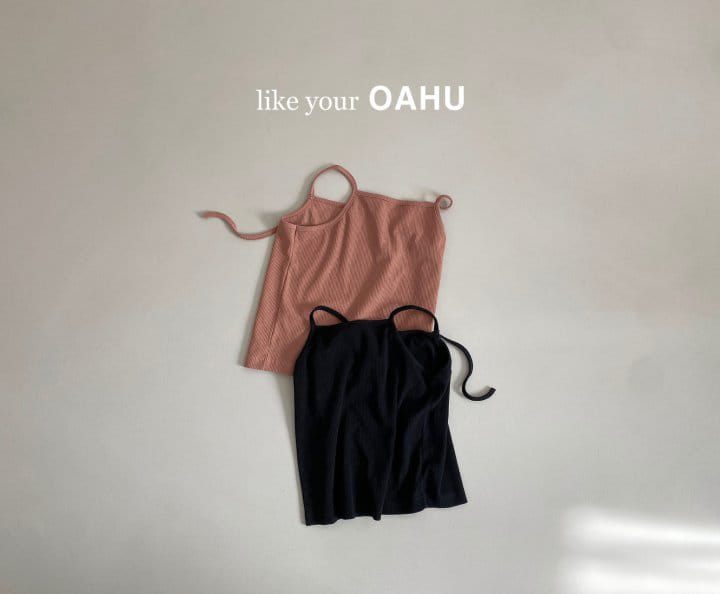 O'Ahu - Korean Children Fashion - #stylishchildhood - Tangle Rib Sleeveless Tee