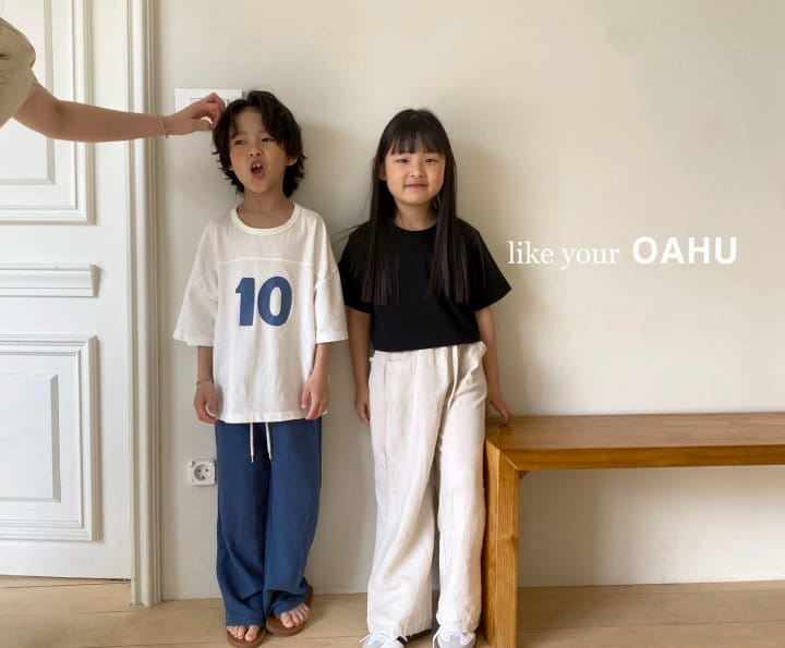 O'Ahu - Korean Children Fashion - #toddlerclothing - Basic Crop Tee - 7