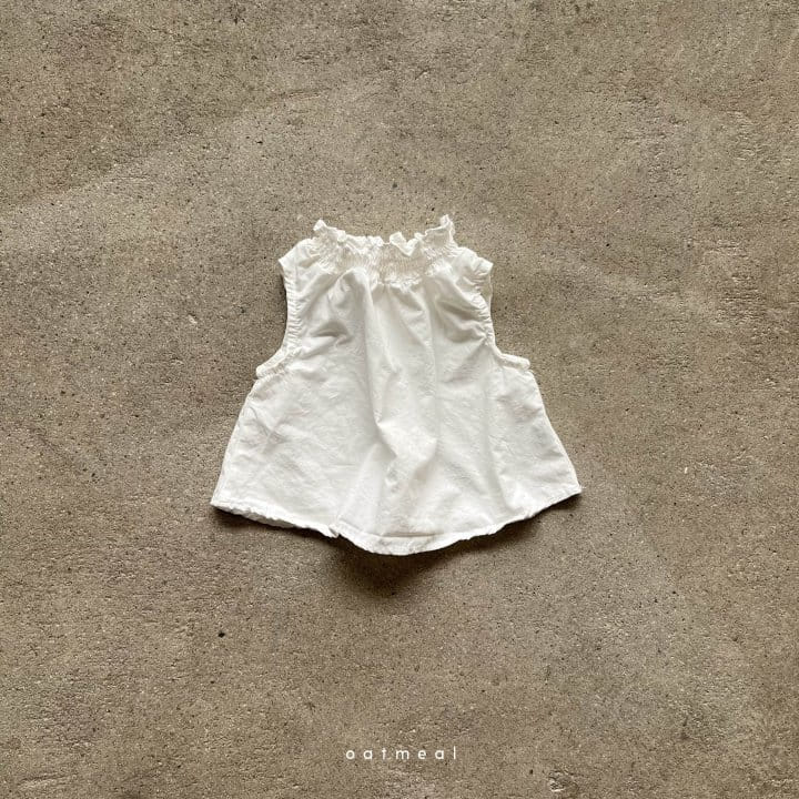 Oatmeal - Korean Baby Fashion - #babyfashion - Rumi Baby Smoke Blouse - 2