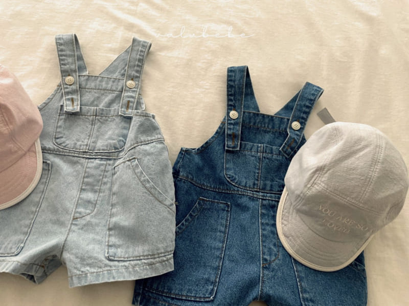 Olivie - Korean Baby Fashion - #babyboutiqueclothing - S Denim Overalls Body Suit - 4