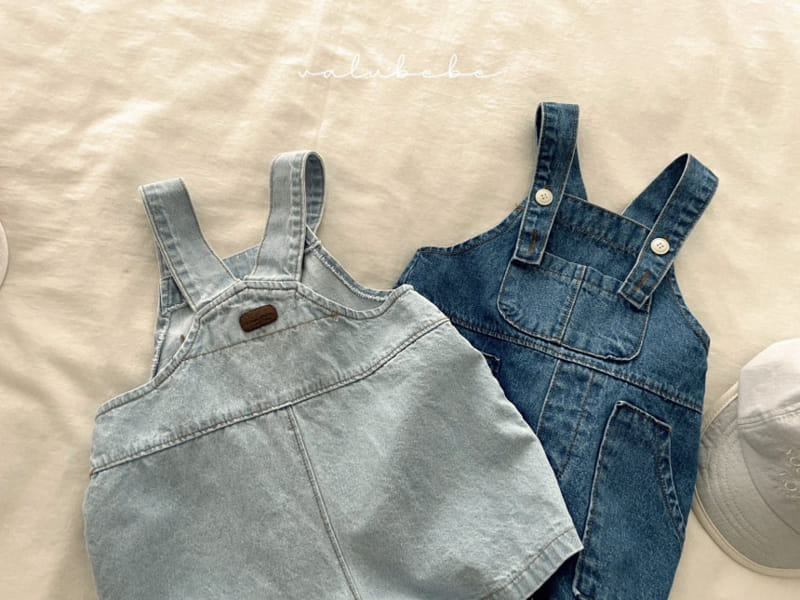 Olivie - Korean Baby Fashion - #babyfever - S Denim Overalls Body Suit - 6