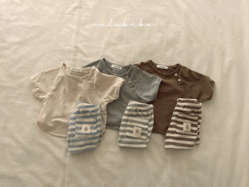 Olivie - Korean Baby Fashion - #babygirlfashion - Basic Side Danjack Tee - 5