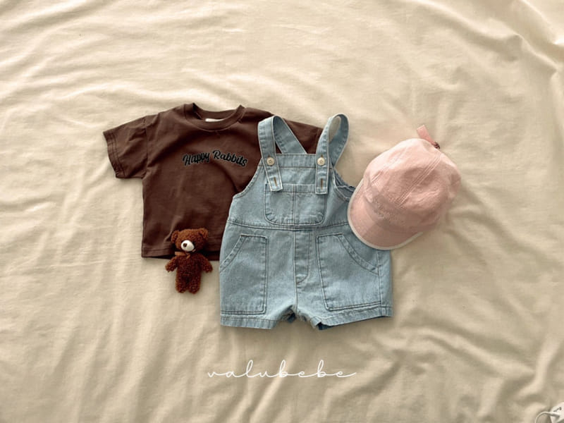 Olivie - Korean Baby Fashion - #babyoninstagram - S Denim Overalls Body Suit - 9