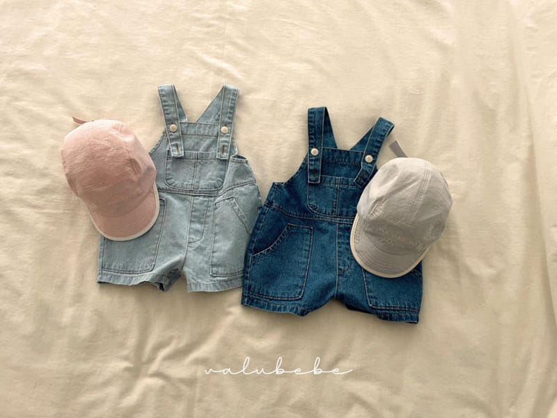 Olivie - Korean Baby Fashion - #babyoutfit - S Denim Overalls Body Suit - 11