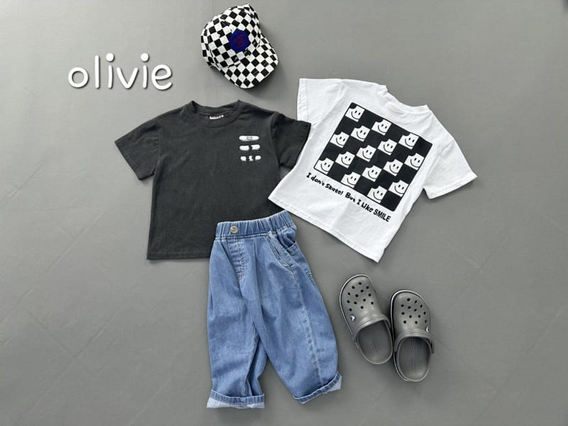 Olivie - Korean Children Fashion - #childofig - Wrinkle Denim Cropped Shorts - 8