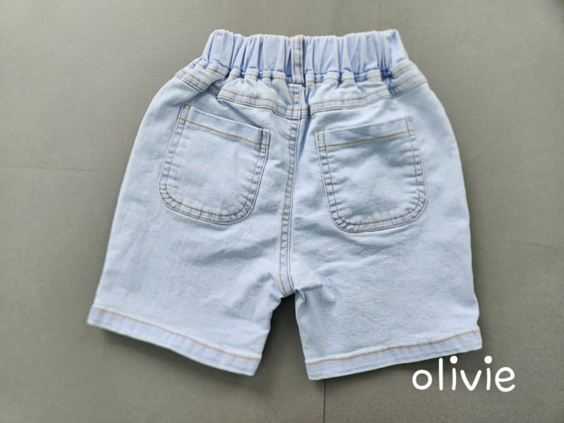 Olivie - Korean Children Fashion - #childofig - Ice Denim Shorts - 6