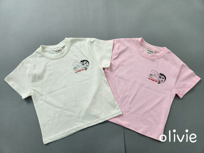 Olivie - Korean Children Fashion - #childofig - Fishing Day Tee - 2