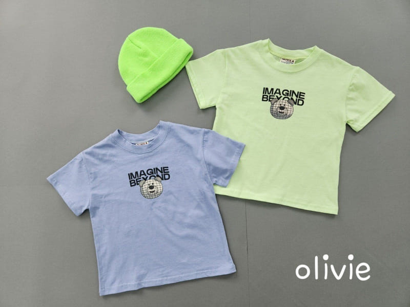 Olivie - Korean Children Fashion - #designkidswear - Glocbe Bear Tee - 2