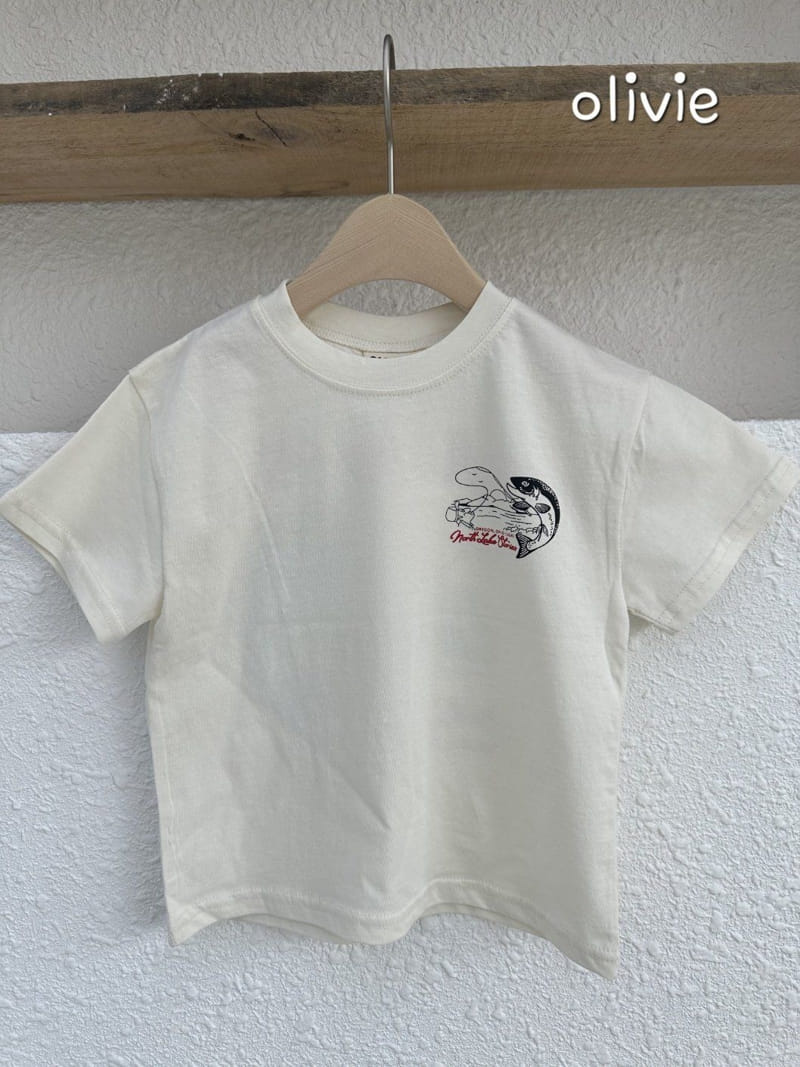 Olivie - Korean Children Fashion - #discoveringself - Fishing Day Tee - 6