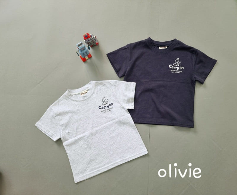 Olivie - Korean Children Fashion - #kidsstore - Board Bear Tee - 2