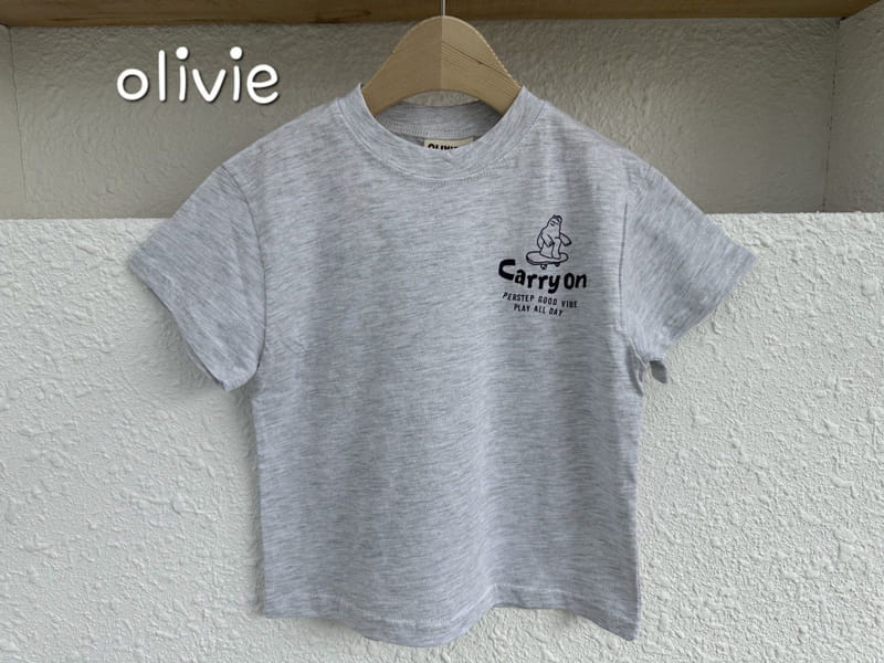 Olivie - Korean Children Fashion - #magicofchildhood - Board Bear Tee - 6