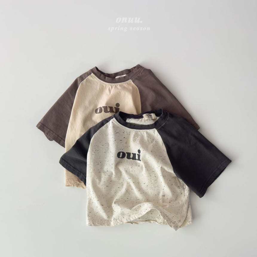 Onu - Korean Children Fashion - #childofig - OUI Raglan Tee