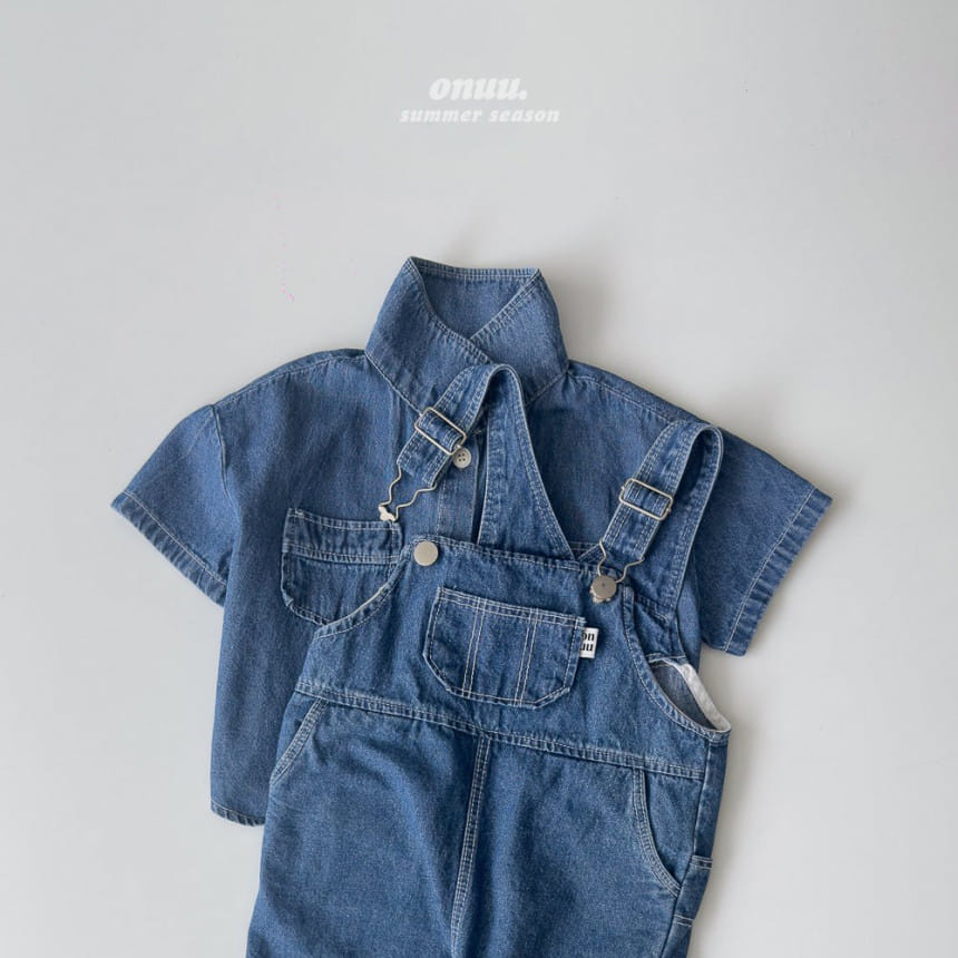 Onu - Korean Children Fashion - #childofig - Summer Dneim Shirts - 6