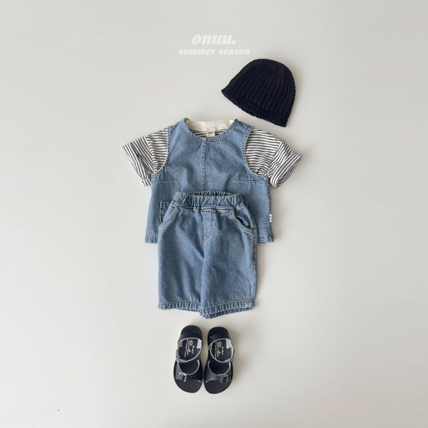 Onu - Korean Children Fashion - #childofig - Denim Vest - 3