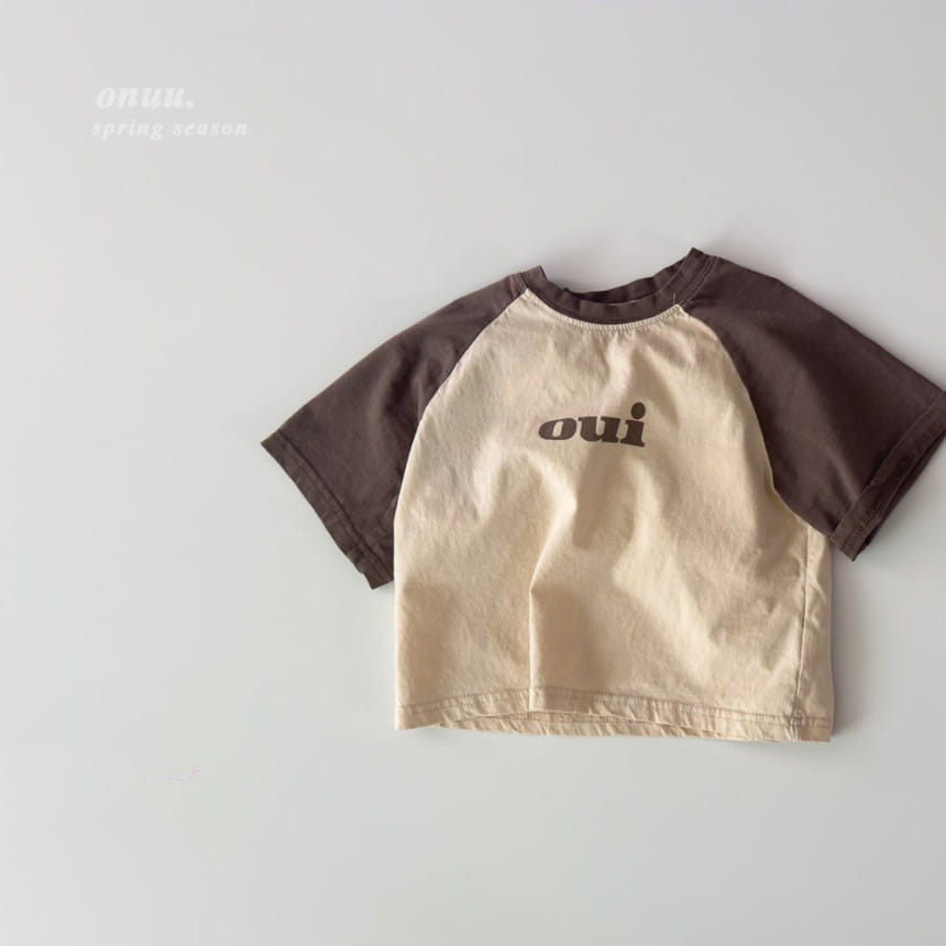 Onu - Korean Children Fashion - #designkidswear - OUI Raglan Tee - 4