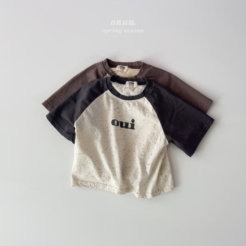 Onu - Korean Children Fashion - #fashionkids - OUI Raglan Tee - 5