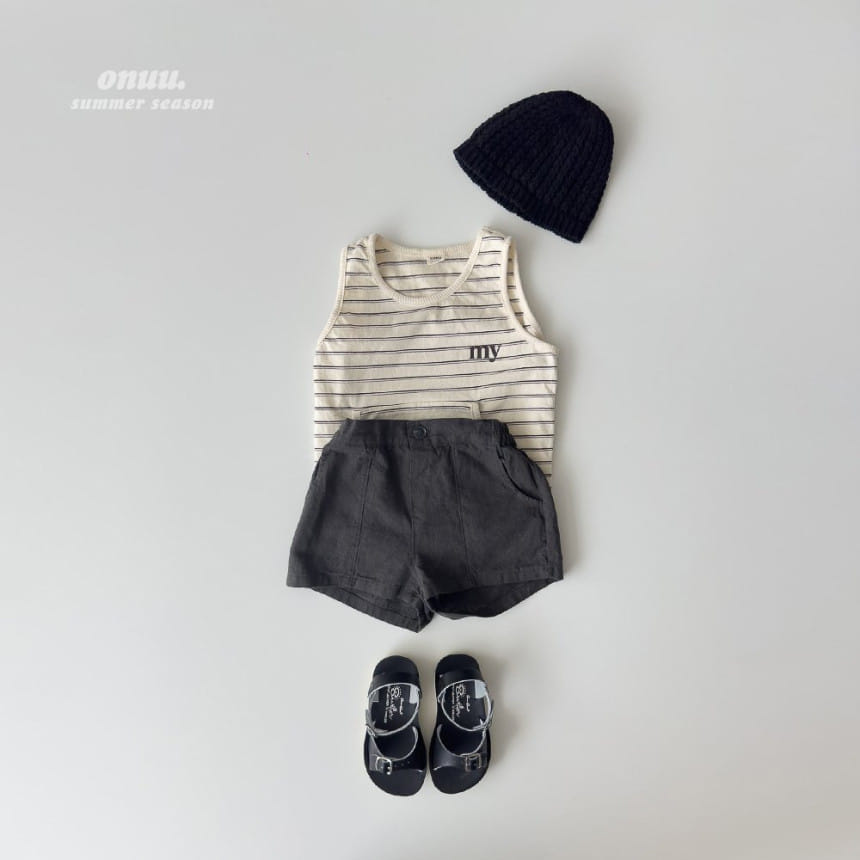 Onu - Korean Children Fashion - #kidzfashiontrend - My Sleeveless Tee - 2