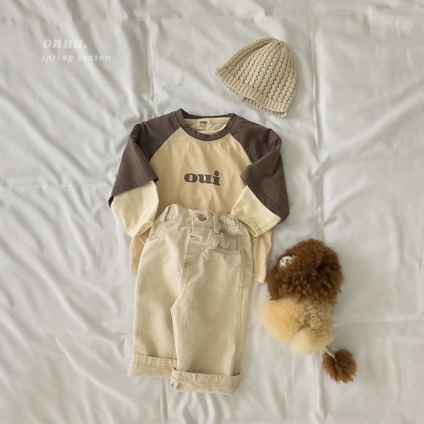 Onu - Korean Children Fashion - #littlefashionista - OUI Raglan Tee - 10