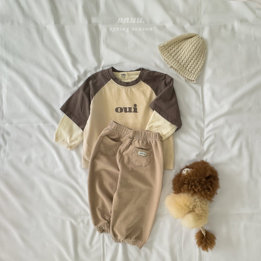 Onu - Korean Children Fashion - #magicofchildhood - OUI Raglan Tee - 11