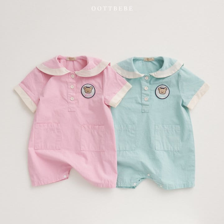 Oott Bebe - Korean Baby Fashion - #babyboutique - Oott Marine Body Suit