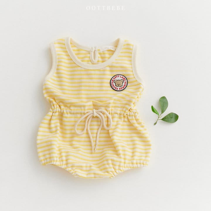 Oott Bebe - Korean Baby Fashion - #babyboutiqueclothing - Oott Land ST Body Suit - 2