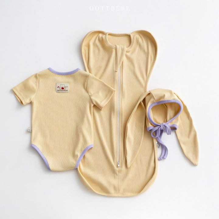 Oott Bebe - Korean Baby Fashion - #babyboutiqueclothing - Wish Modal Butterfly Sleep Wear - 9