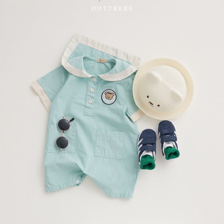 Oott Bebe - Korean Baby Fashion - #babylifestyle - Oott Marine Body Suit - 7