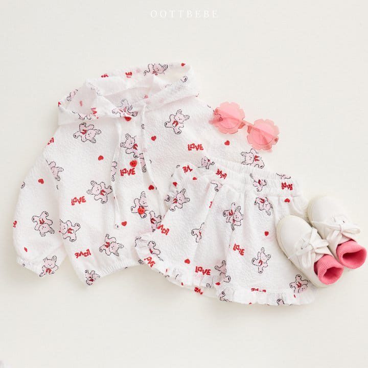 Oott Bebe - Korean Children Fashion - #Kfashion4kids - Love Rabbit Blouse - 5