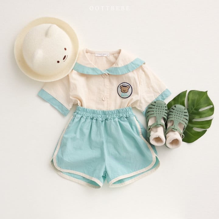 Oott Bebe - Korean Children Fashion - #childofig - Oott Marine Top Bottom Set - 3