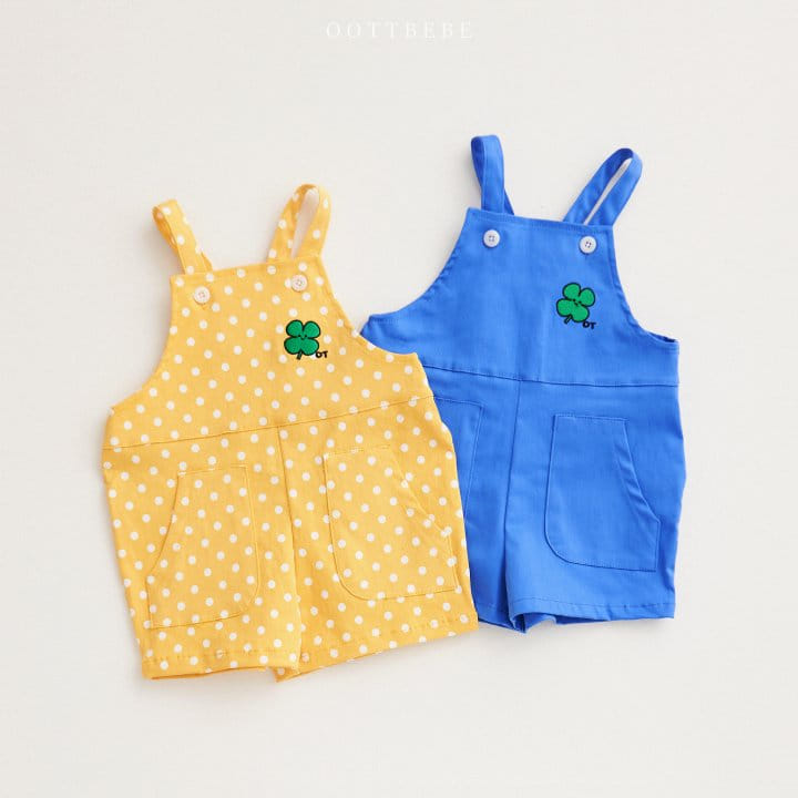 Oott Bebe - Korean Children Fashion - #childofig - Good Luck Overalls