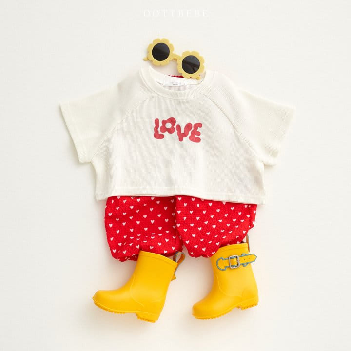 Oott Bebe - Korean Children Fashion - #childofig - Heart Gojeangi Pants - 7