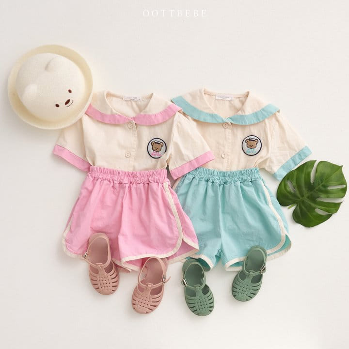 Oott Bebe - Korean Children Fashion - #childofig - Oott Marine Top Bottom Set - 4