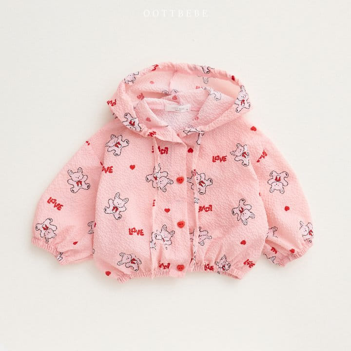 Oott Bebe - Korean Children Fashion - #kidsstore - Love Rabbit Blouse - 3