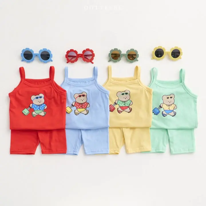 Oott Bebe - Korean Children Fashion - #magicofchildhood - Vacation Sleeveless Easy Wear