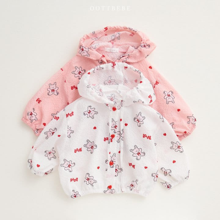 Oott Bebe - Korean Children Fashion - #magicofchildhood - Love Rabbit Blouse - 7