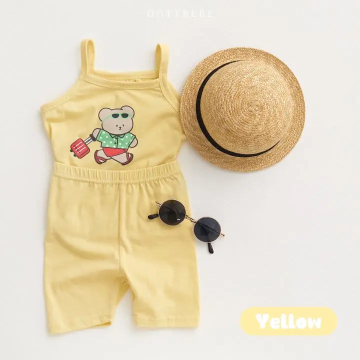 Oott Bebe - Korean Children Fashion - #minifashionista - Vacation Sleeveless Easy Wear - 2