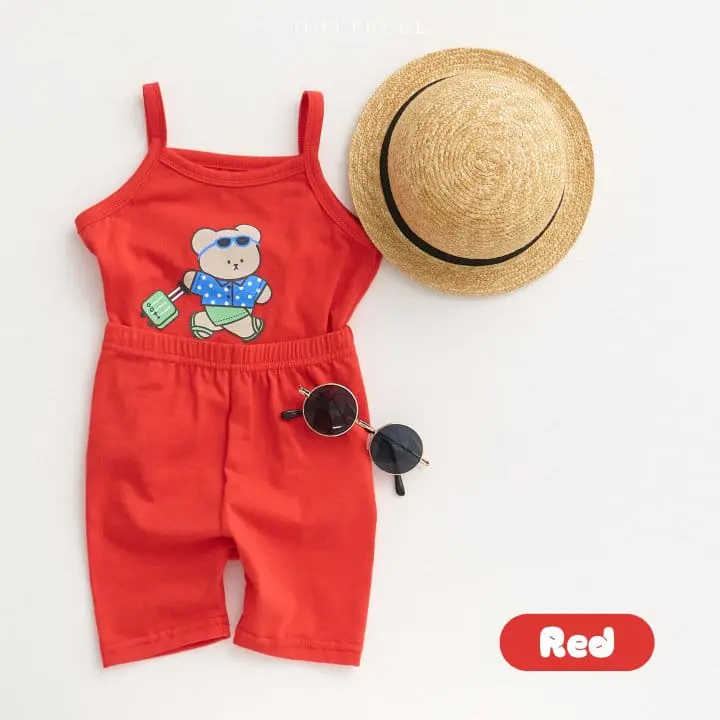 Oott Bebe - Korean Children Fashion - #prettylittlegirls - Vacation Sleeveless Easy Wear - 3