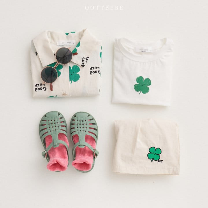 Oott Bebe - Korean Children Fashion - #prettylittlegirls - Clover Puff Tee - 11