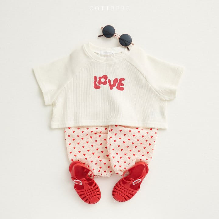 Oott Bebe - Korean Children Fashion - #prettylittlegirls - Heart Gojeangi Pants - 6