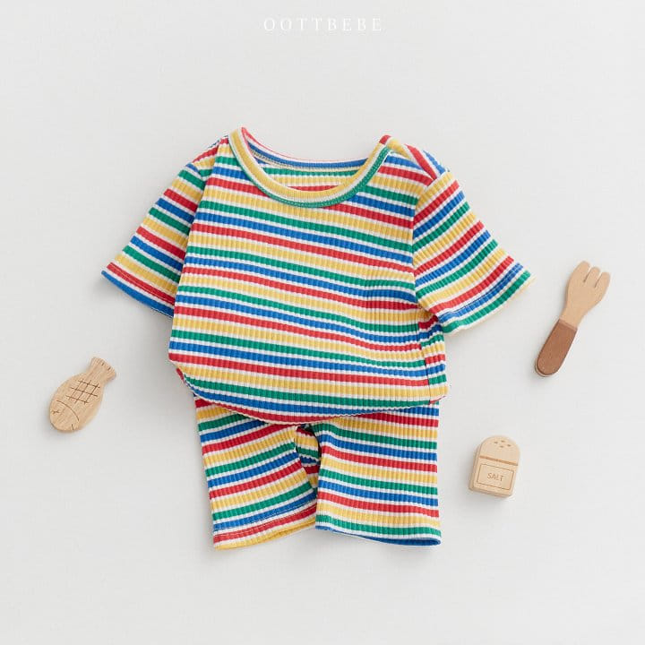 Oott Bebe - Korean Children Fashion - #todddlerfashion - Paprika Rib Easy Wear - 3