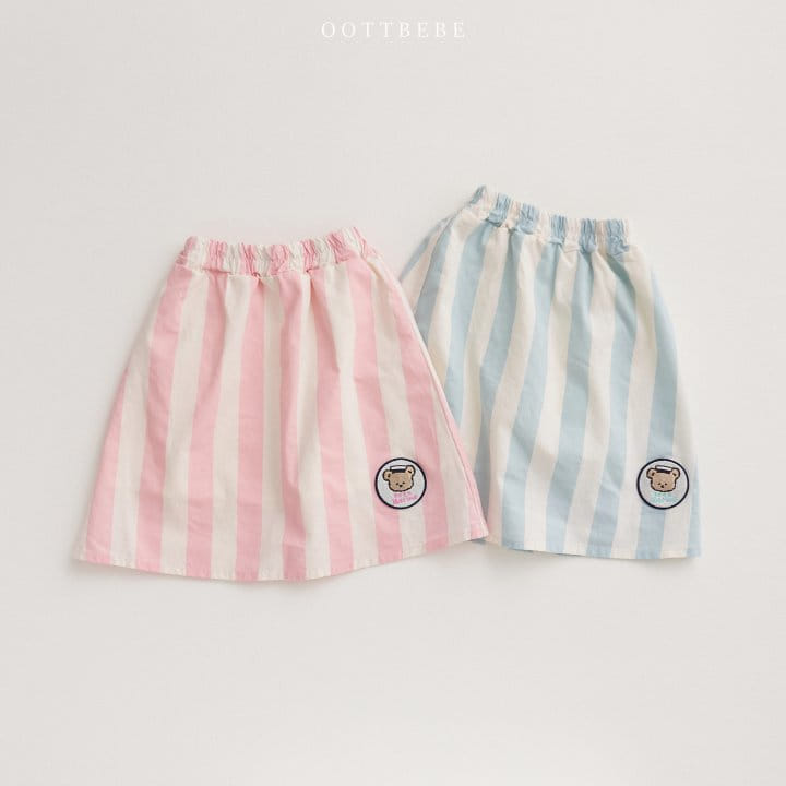 Oott Bebe - Korean Children Fashion - #todddlerfashion - Oott Marine Skirt